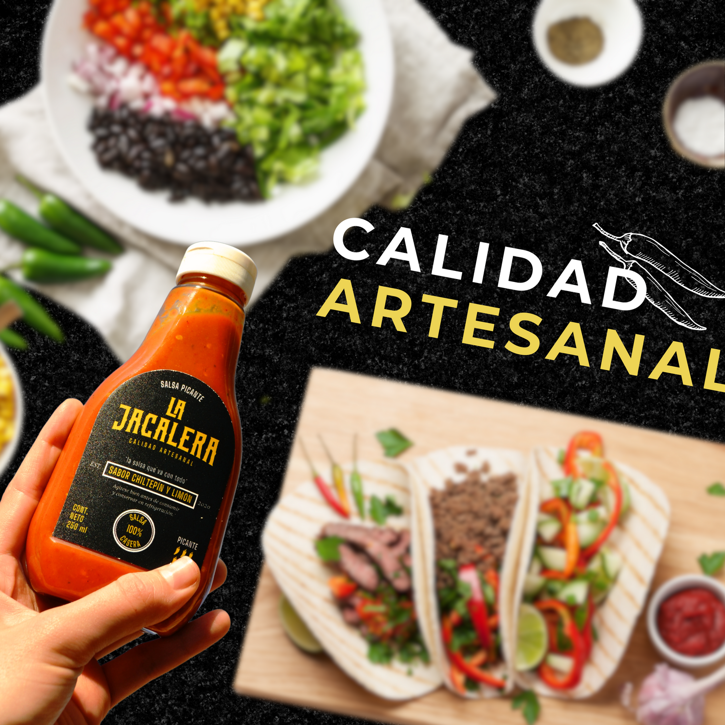 Hot Sauce La Jacalera (6 pcs) FREE SHIPPING